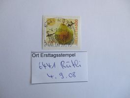 Voll Ort Ersttagsstempel 6441 Rütli