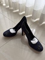 Desigual Pumps Leo-Muster Dunkelblau Grösse 36