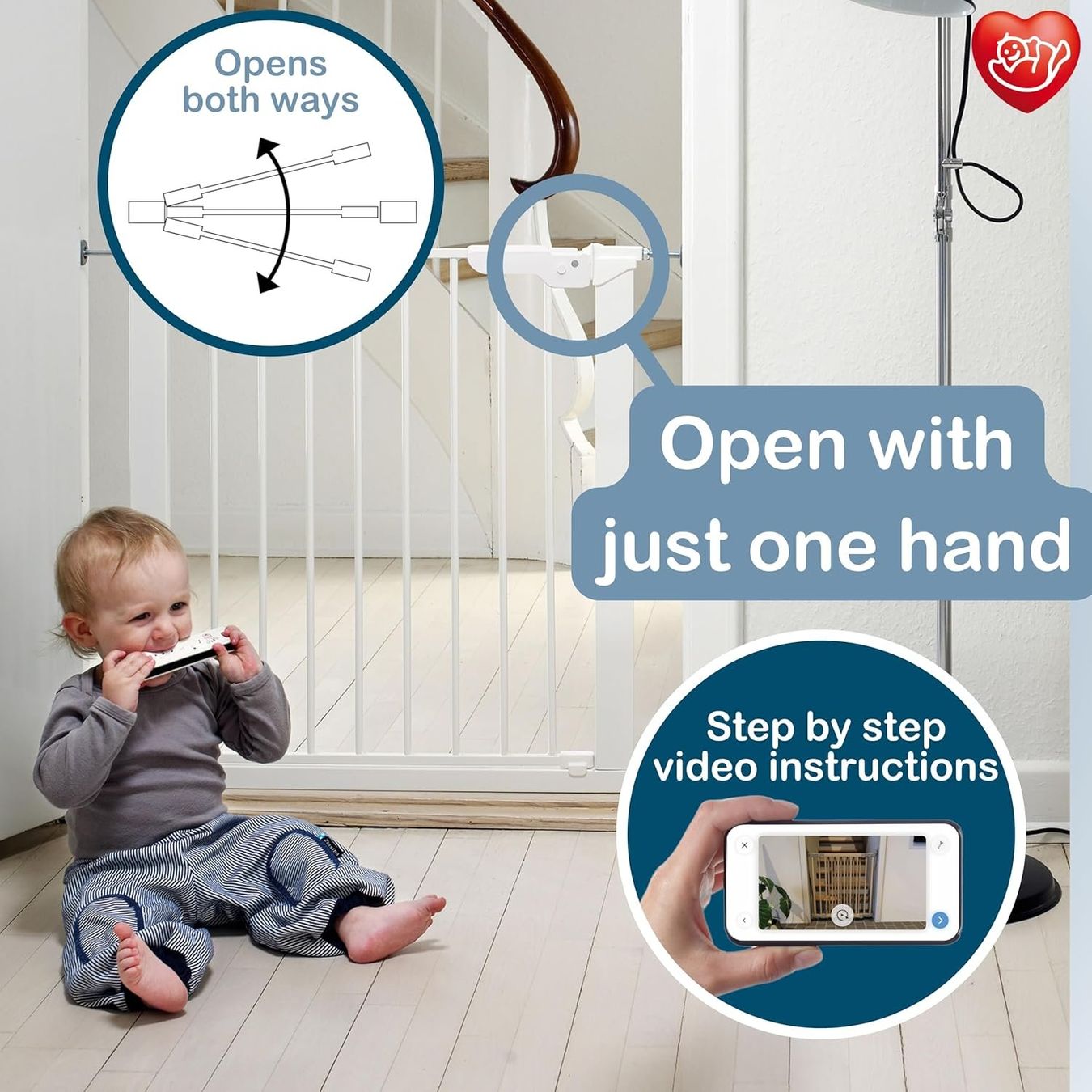 Sicherheit: Baby Dan Treppenschutzgitter, neu, 112-119 cm – Neu und originalverpackt aus Lausen von Jordan7 1