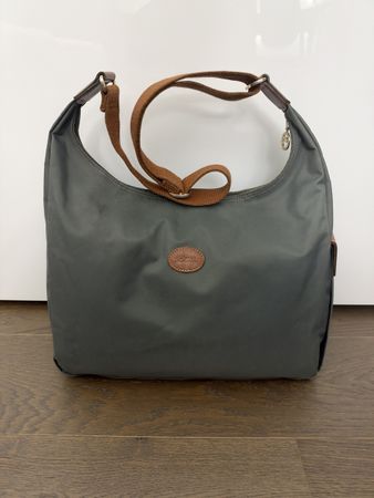Longchamp Le Pliage Hobo Umhängetasche in dunkeltürkis