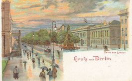 Berlin - unter den Linden + c1910