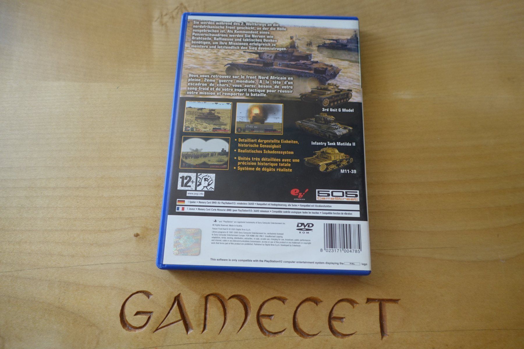 Sony Jeux: Panzer Front Ausf. B – D'occasion à Steinach par Gamecet 2