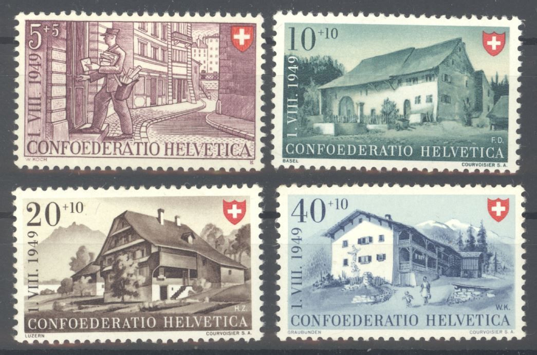 Festa Nazionale - Pro Patria: 1949, Pro Patria ** – Usato da Willisau venduto da Vollstempel