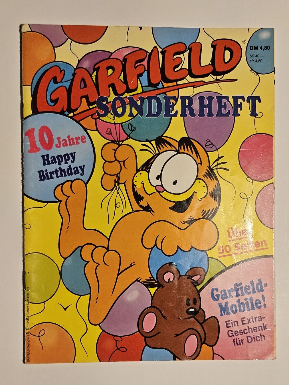 Comics: Garfield Sonderheft, 10 Jahre, #WT18 – Gebraucht aus Oberdorf BL von BaldenEagle
