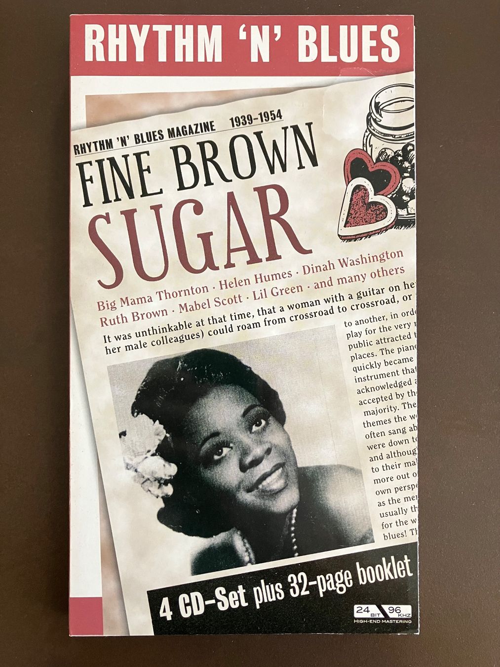 CD: 4 CD-BOX FINE BROWN SUGAR - RHYTHM 'N' BLUES – Usato da Menziken venduto da timbuktu1001