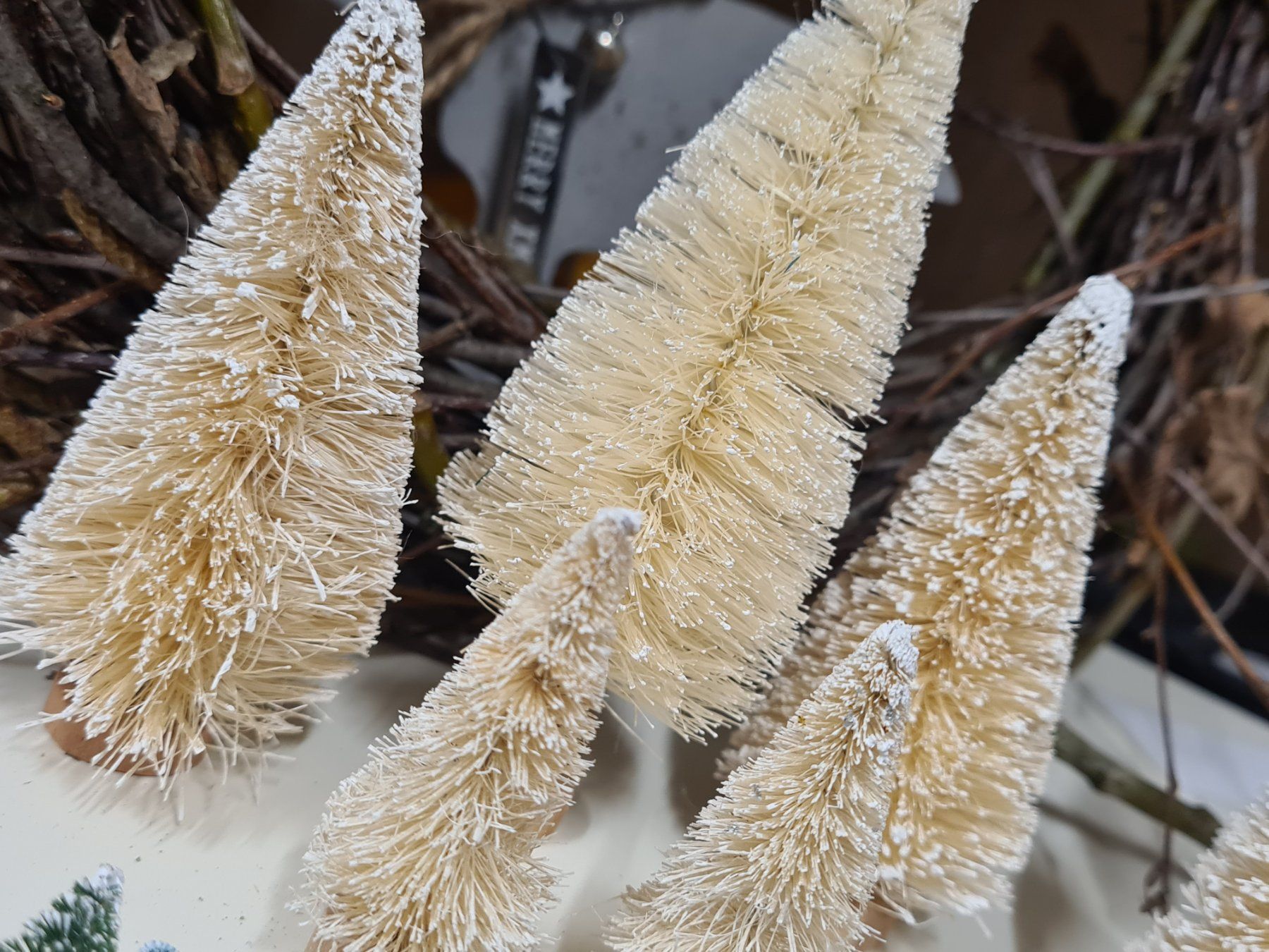 Tutte le decorazioni: 1 Set Bastel-/ Modell Tannenbäume (1) – Nuovo (secondo la descrizione) da Amriswil venduto da kleindeko 1