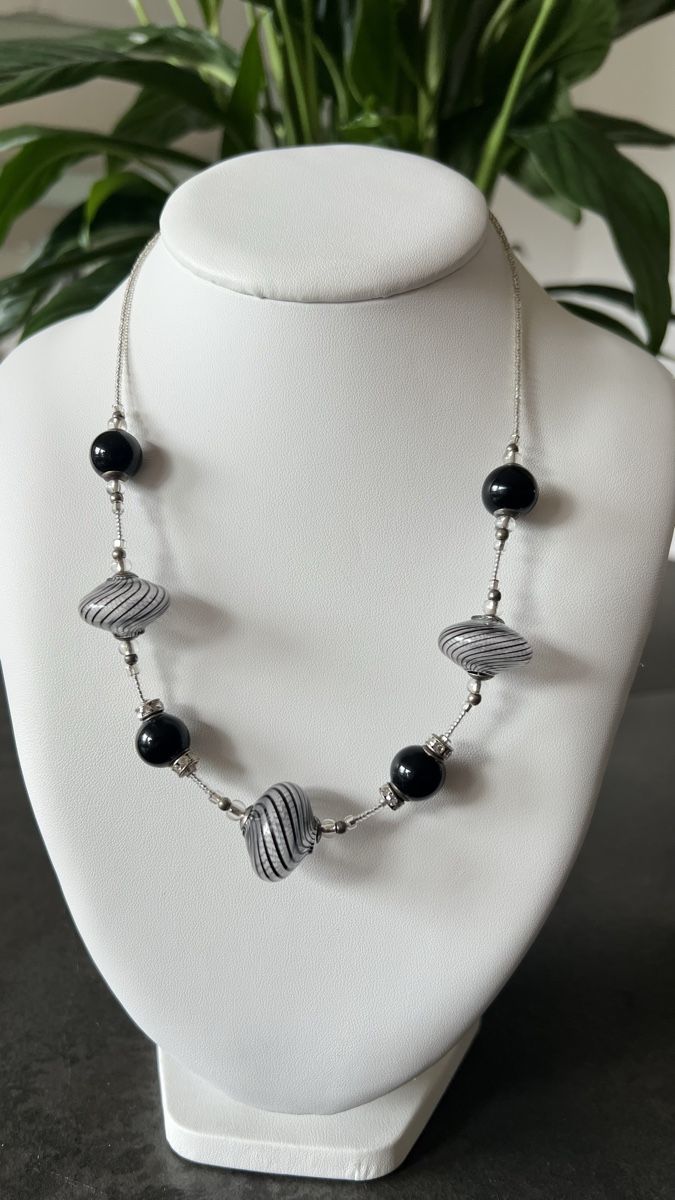 Catenine: Collier en verre soufflé – Usato da Nyon venduto da stylevintage79