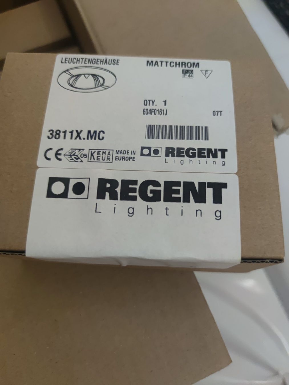 Regent Lampadari & plafoniere: Leuchtengehäuse Mattchrom 9 Stück – Nuovo e nell'imballaggio originale da Buchs ZH venduto da nudle10 1