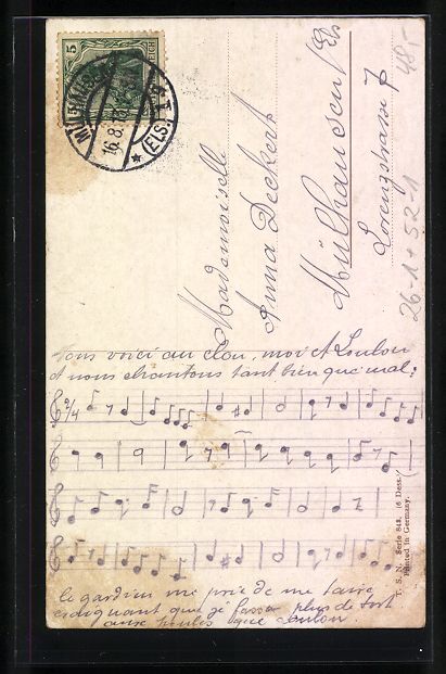 Cartes postales: Arthur Thiele: Terrier mit Pfeife und Sc – D'occasion à Berlin par bartko-reher 1