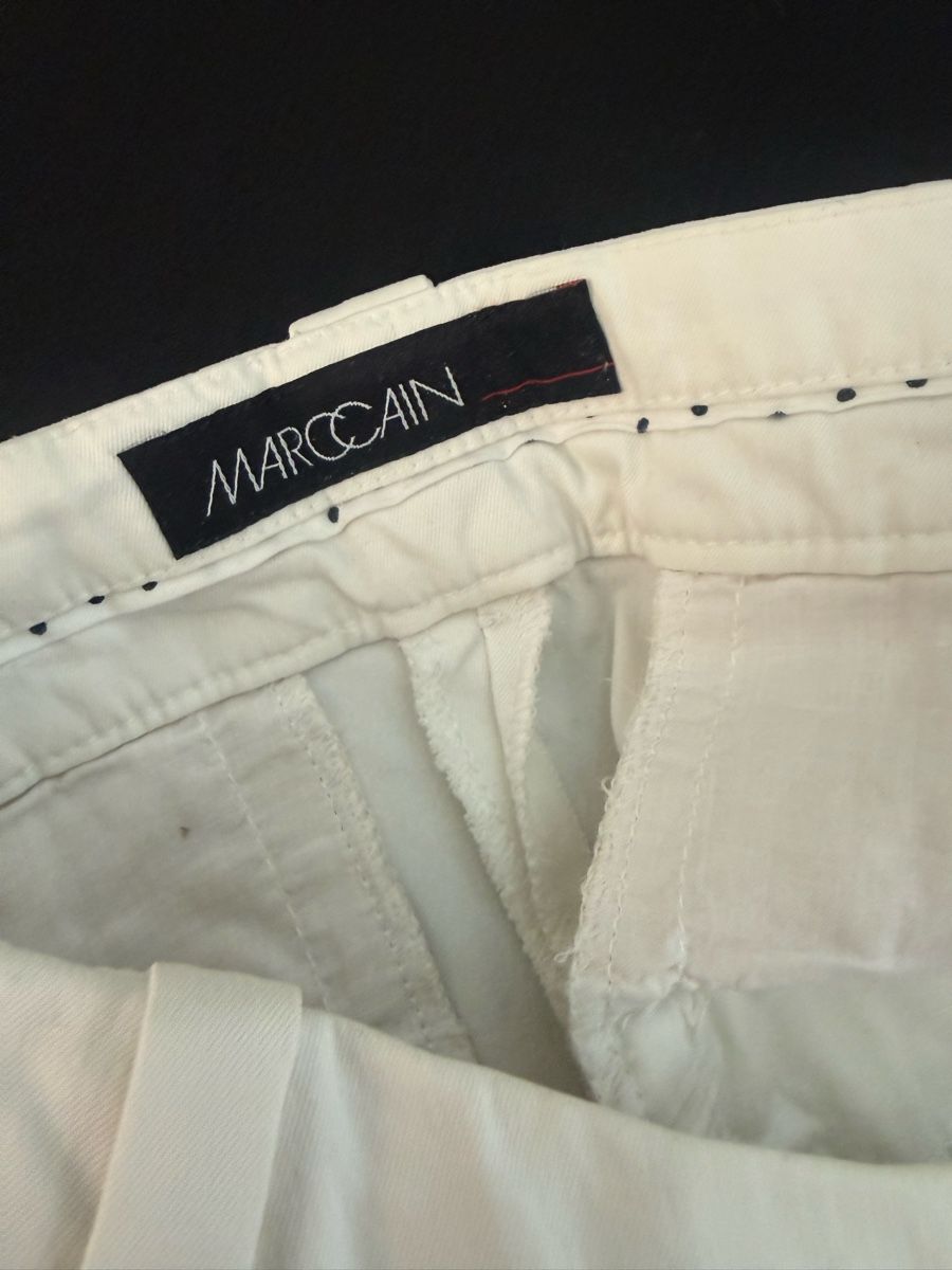 Marc Cain Pantaloni: Marccain Hose, Gr. 38, Weiss, Sommer-Look – Usato da Mettmenstetten venduto da _4_YOU_ 3