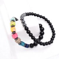 2 pièce bracelets en pierre naturelle