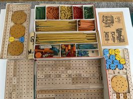 Vintage Korbuly's Matador Wood Construction Set 