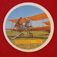 Bierdeckel Eichhof Aviatik Dufaux Doppeldecker (BDR1)