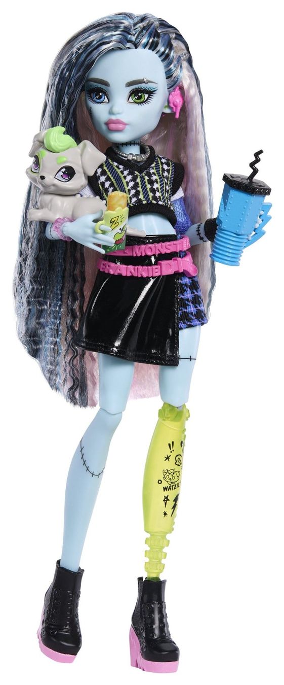 Bambole: Monster High poupée Frankie Stein – Nuovo e nell'imballaggio originale da St-Imier venduto da ATTAKSHOP 5