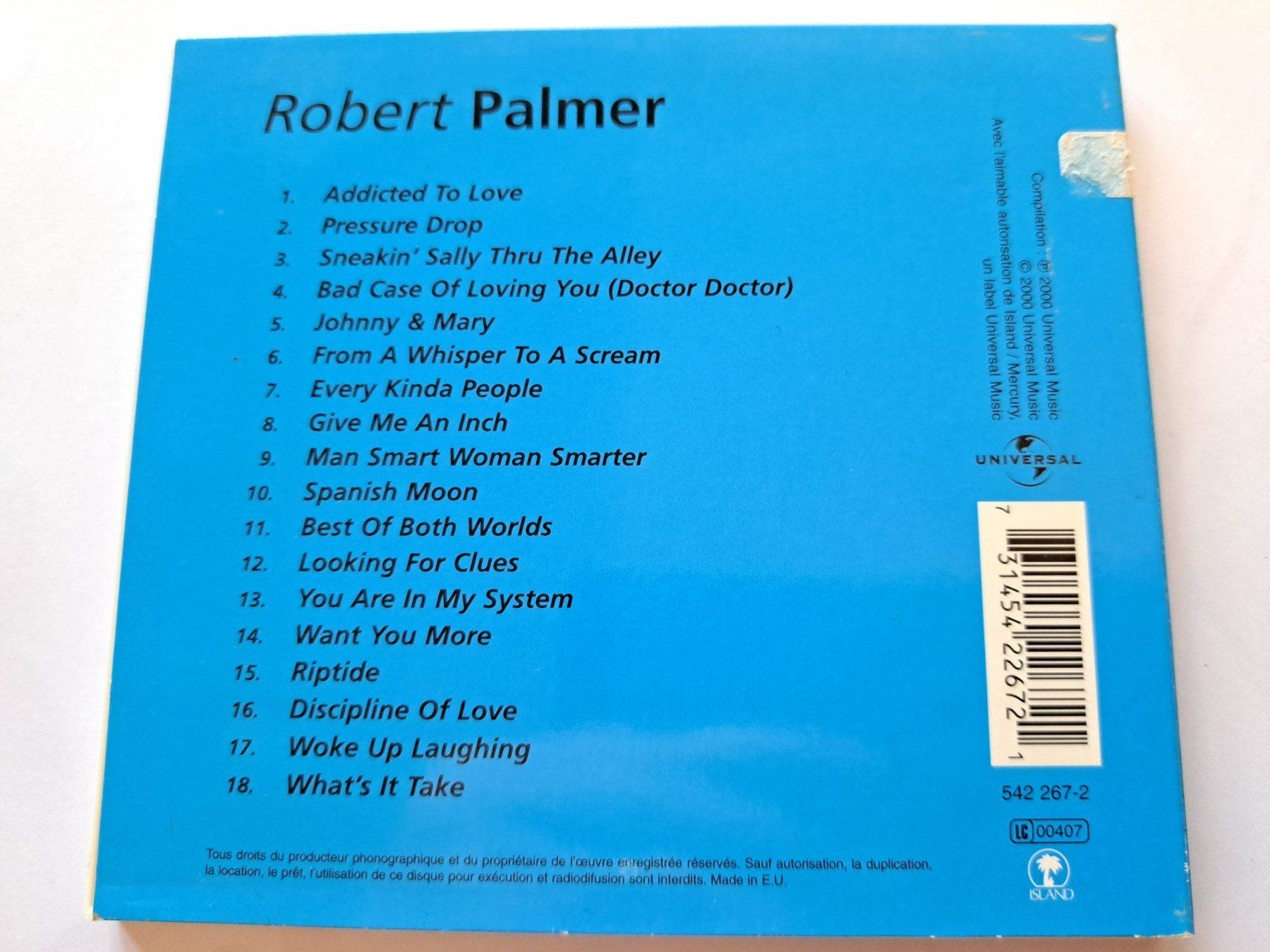 CD: Cd Robert Palmer - best of – Usato da Pully venduto da bro_n52j 1