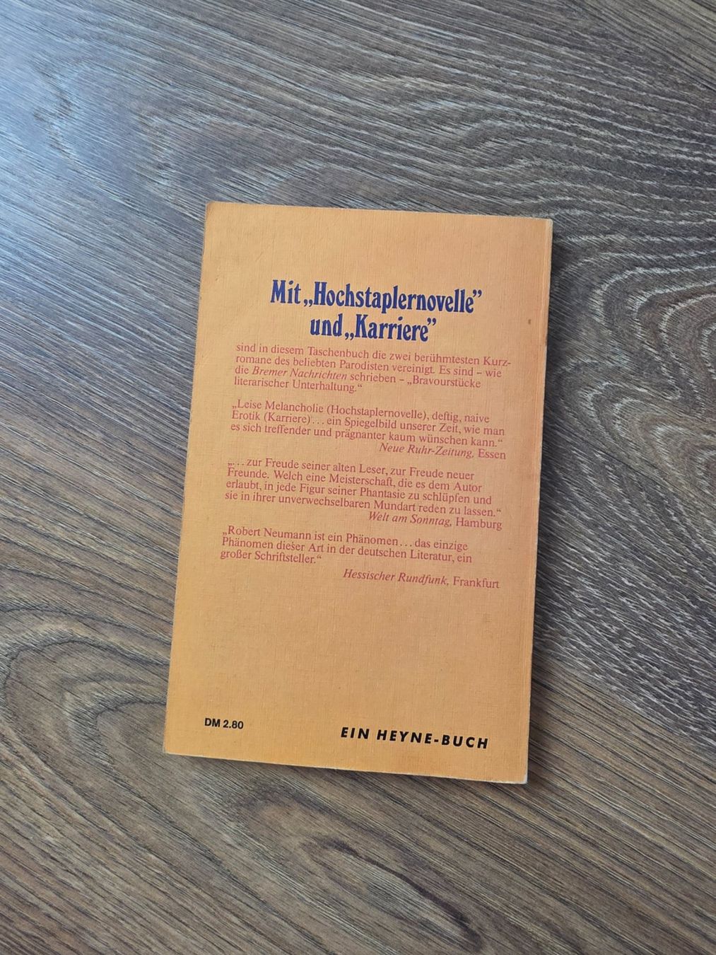 Libri: Robert Neumann: Karrieren. Zwei Erzählungen. – Usato da Nebikon venduto da Japostyle_2 2