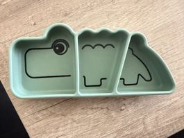 Kinder Geschirr Done By Deer Krokodil Teller Mint