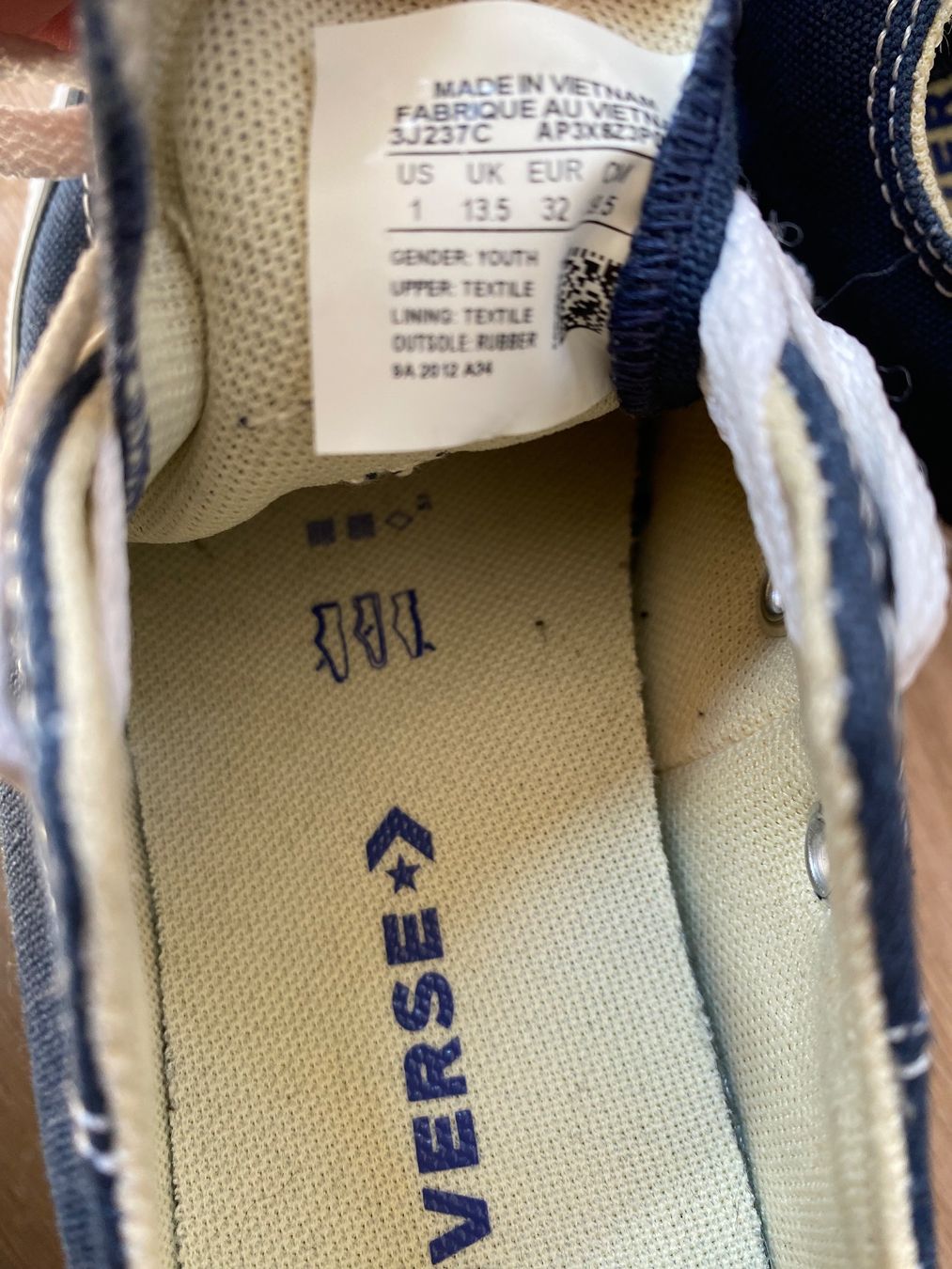 Converse Scarpe per ragazzi: Converse All Stars, Grösse 32, Dunkelblau – Usato da Arlesheim venduto da sandysworld 2
