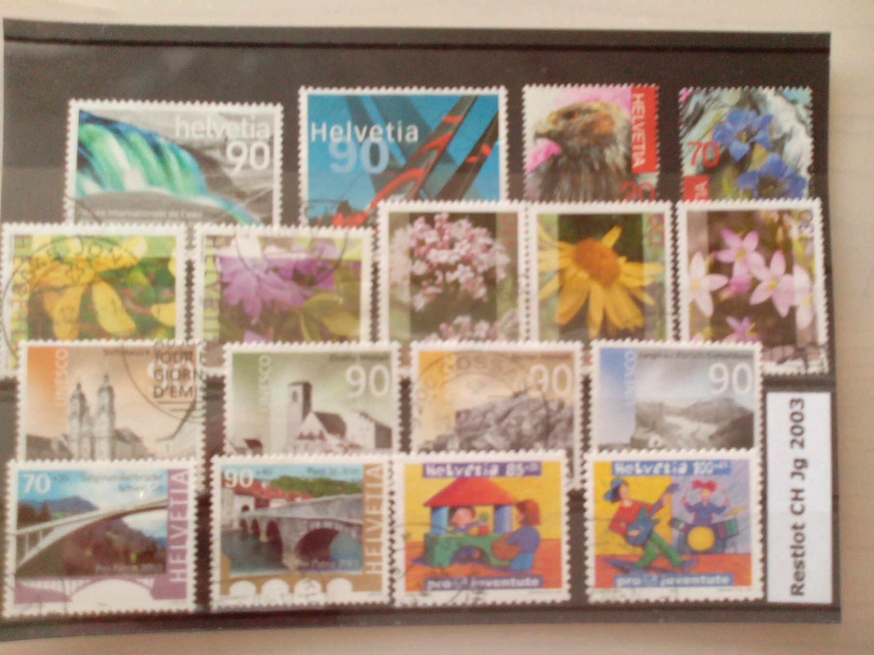 Alle Briefmarken: Restlot CH Jg2003 – Gebraucht aus Brüttisellen von goldtaler