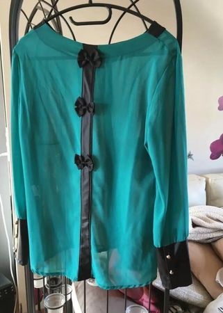 Blouse vert émeraude yendi TU