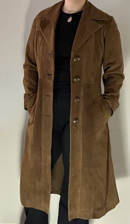 LANGER WILDLEDERMANTEL | TOP-BESTSELLER