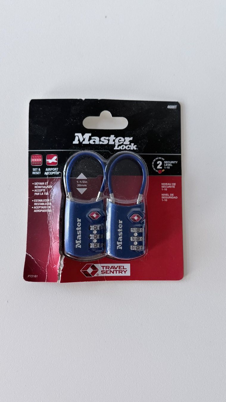 Cadenas: Master Lock 4688T, Multi Metal Tsa Approved Combination 2 Pi – Neuf (Voir description) à Lausanne par ipanema23 1