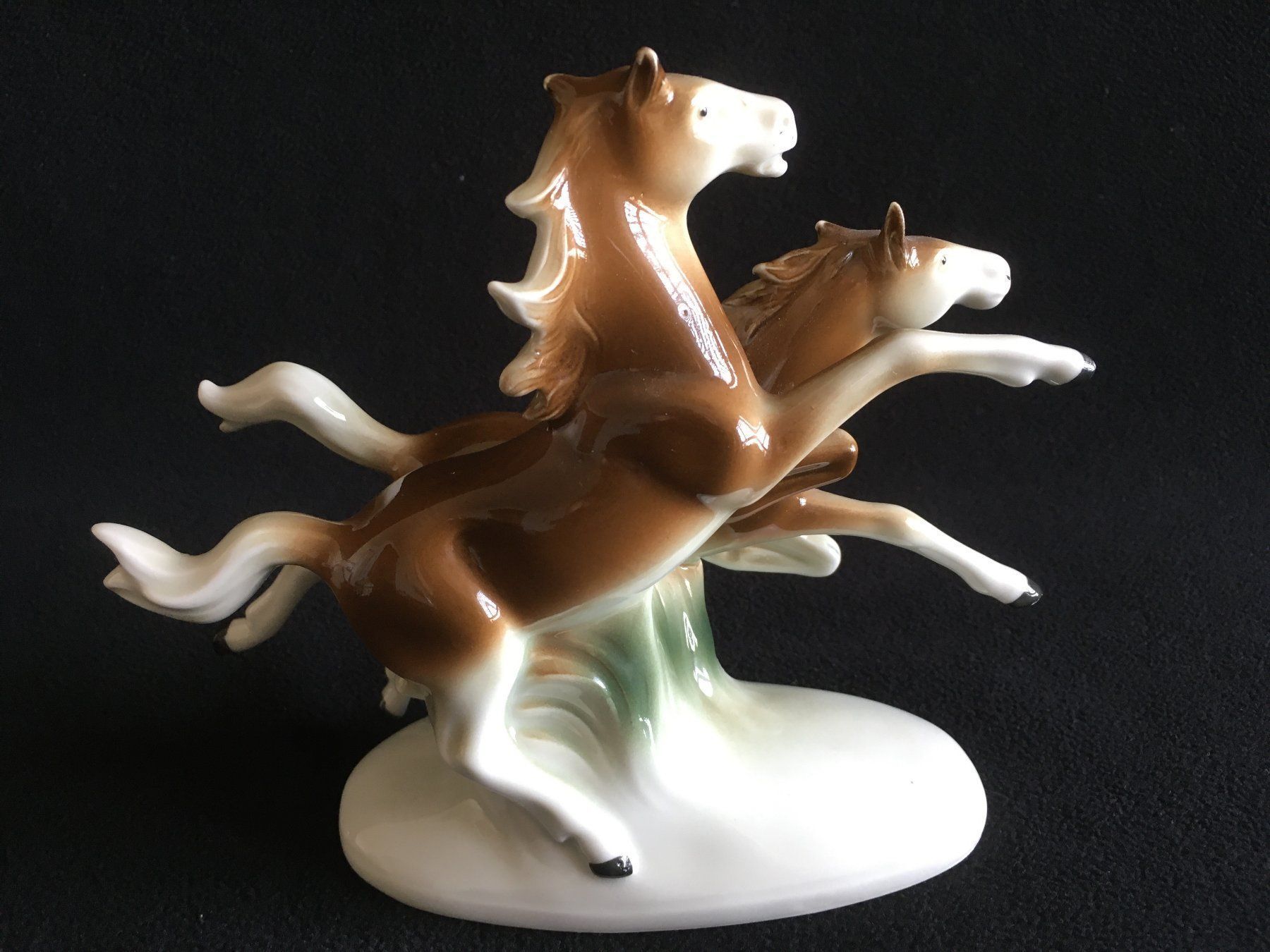 Statuette: Porzellan Pferde, Carl Scheidig, Gräfenthal – Nuovo (secondo la descrizione) da Basel venduto da ekaeufer 5