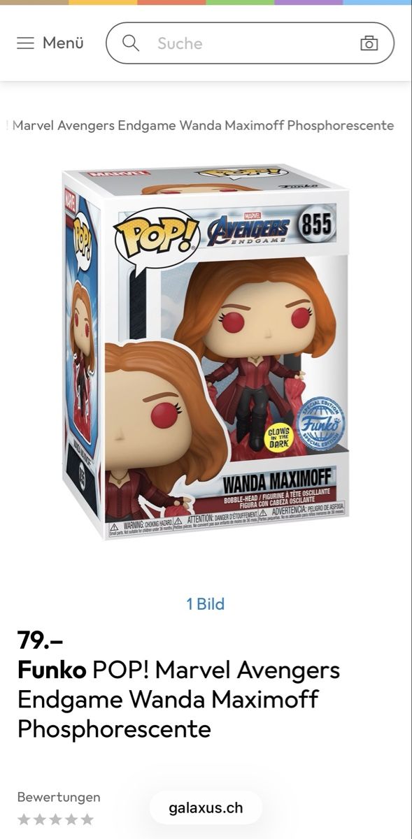 Funko Statuette: Funko Pop Marvel Wanda #855 – Usato da Prangins venduto da car_tv79 5