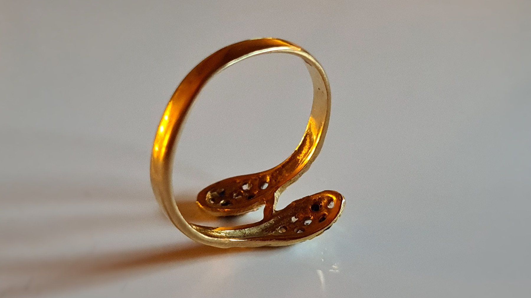Ringe: Gelbgold Schlangenring 18 Karat – Gebraucht aus Frauenfeld von Purzli 4