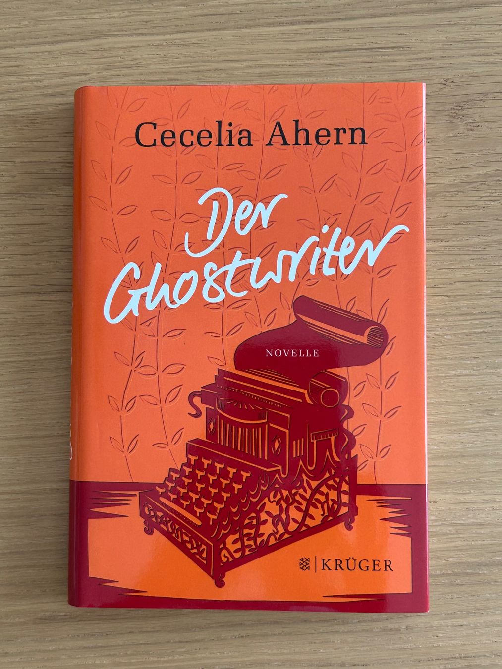 Bücher: Novelle: Der Ghostwriter, Cecelia Ahern – Gebraucht aus Olten von michaimh