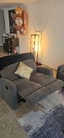 Gray 2 seater reclining couch