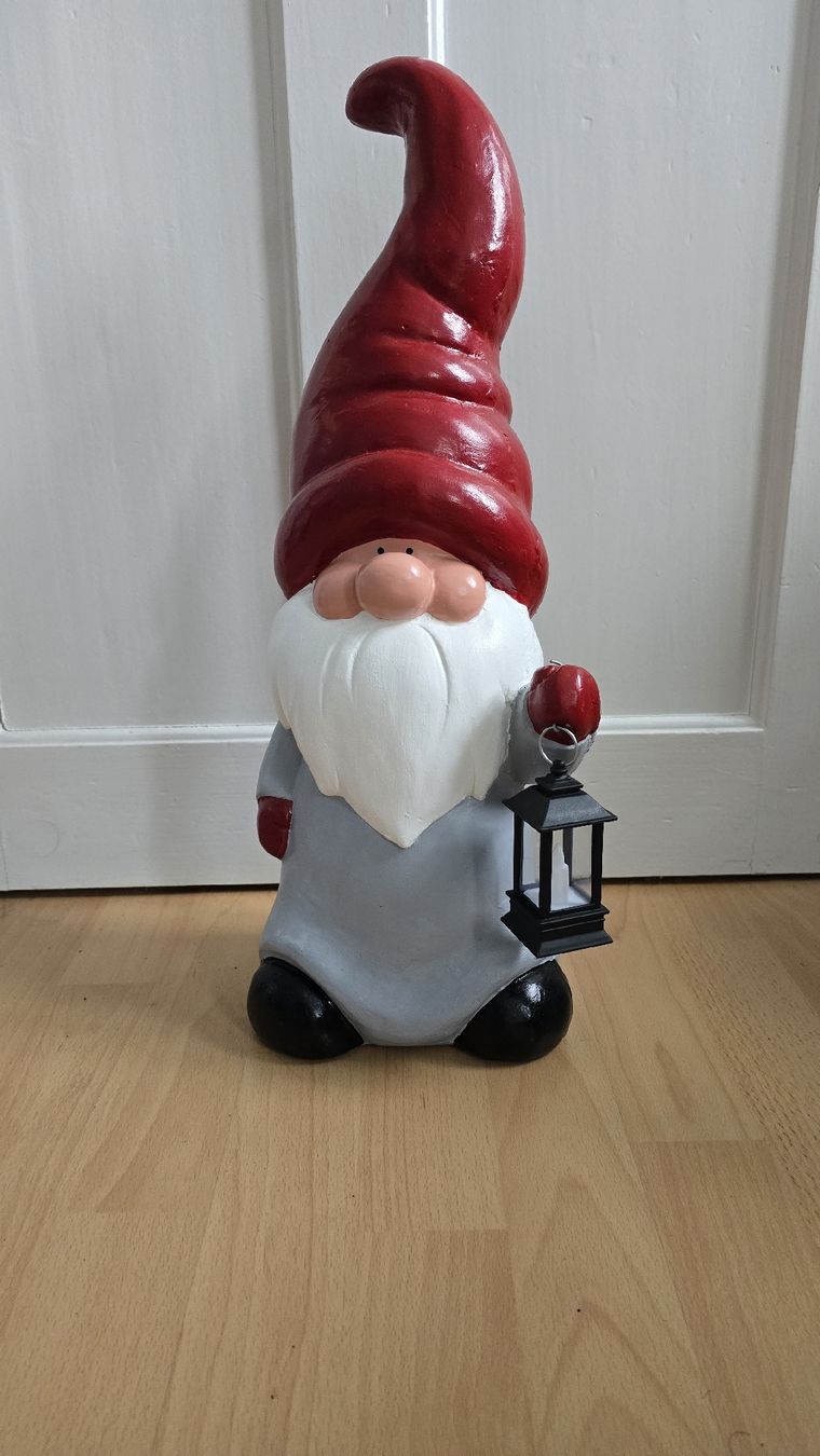 Statuette: Weihnachtsmann mit leuchtender Laterne – Nuovo (secondo la descrizione) da Rorschacherberg venduto da Scharfeegge 1