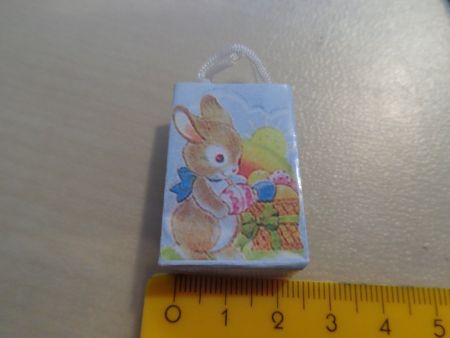 Papiertasche Ostern für den Kaufladen/Puppenhaus