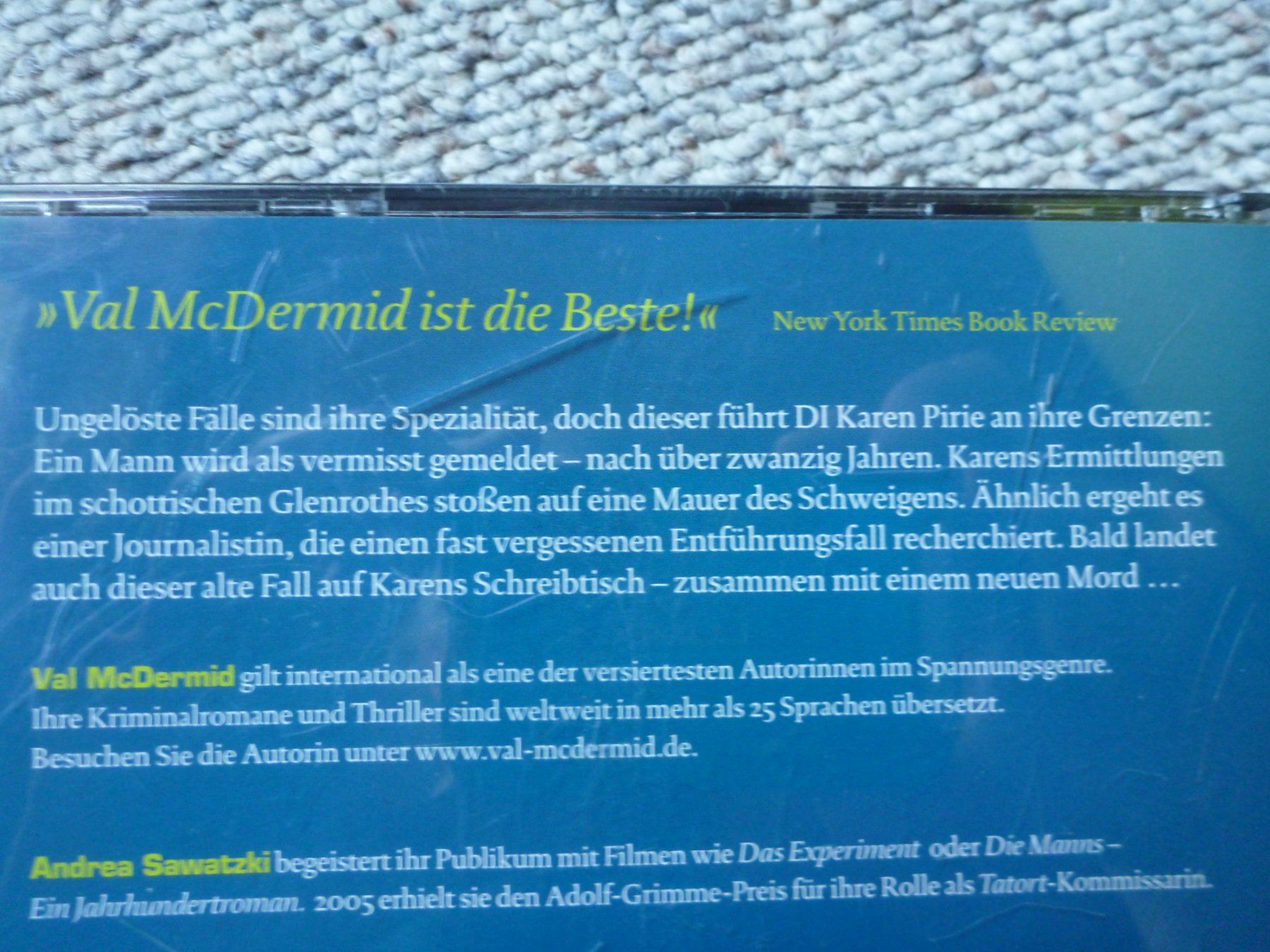 Audiolibri: Nacht unter Tag - Val McDermid – Usato da Sils im Domleschg venduto da Foeniculum 2