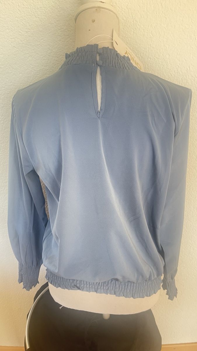 Only Top: Langarmshirt blau highneck  – Difettoso da Altenrhein venduto da Luke2015 6