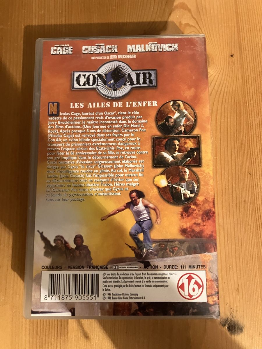 Tutti i VHS: Con Air VHS – Usato da Pully venduto da yan_w5mm 1