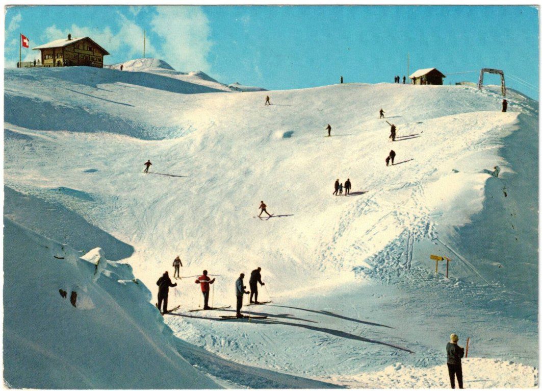 Cartoline postali: Leysin - Skilift Aï--Berneuse – Usato da Binningen venduto da Mountainrider