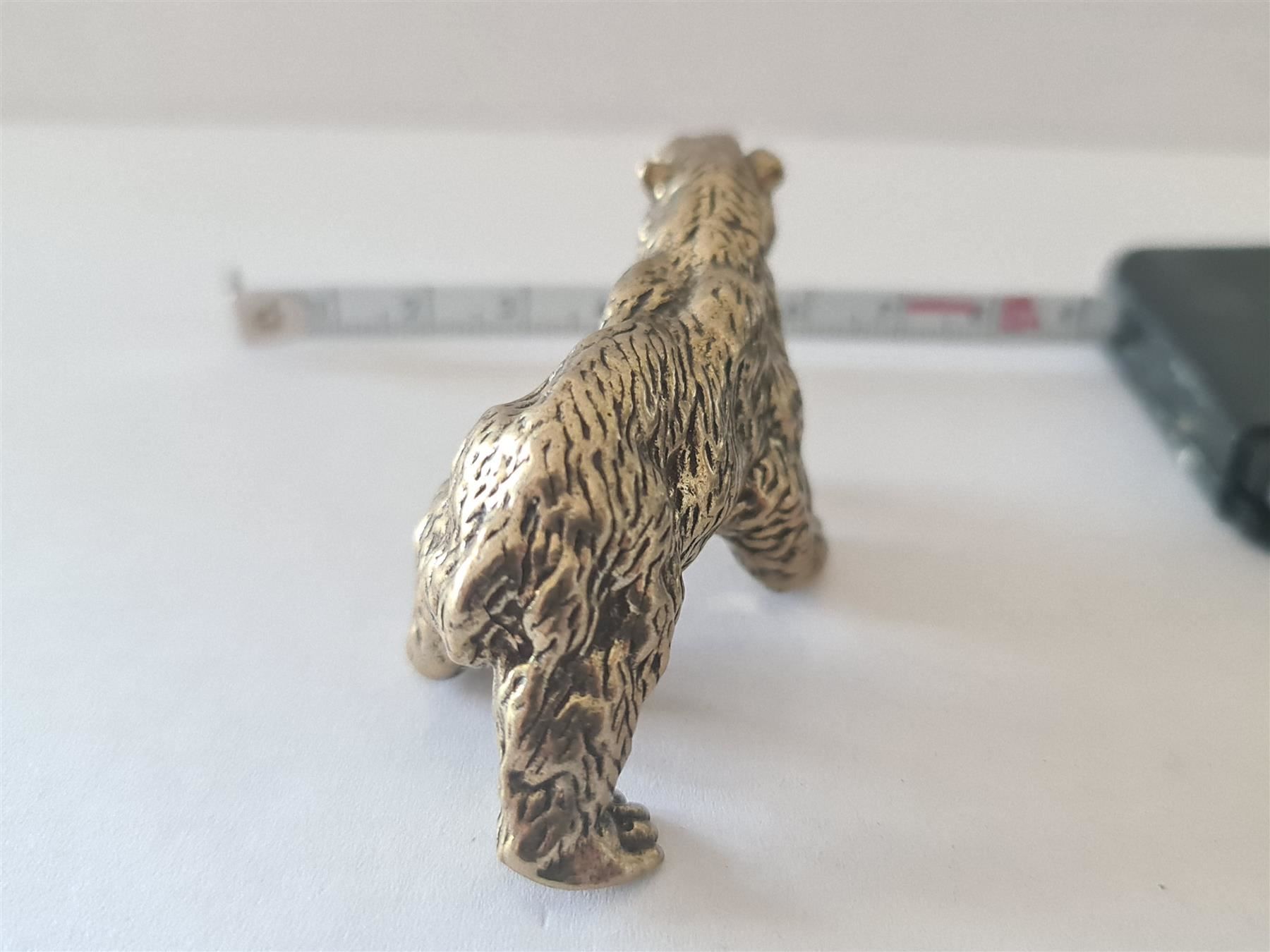 Statuette: Braun Bär Statue aus messing – Nuovo e nell'imballaggio originale da Uerkheim venduto da Kaufoption 6