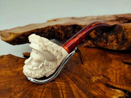 Schöne Meerschaum Pfeife Tabakpfeife TOP Zustand neu