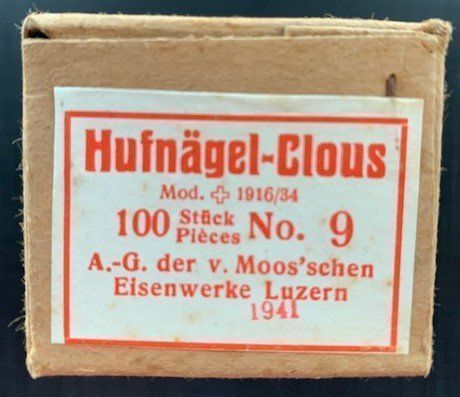 Ferramenta: 3 Stk. Hufnägel-Clous 1941 – Nuovo (secondo la descrizione) da Burgdorf venduto da XJ6 3