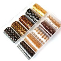 Transfer Nagelfolie Luxus Marken Nail Art