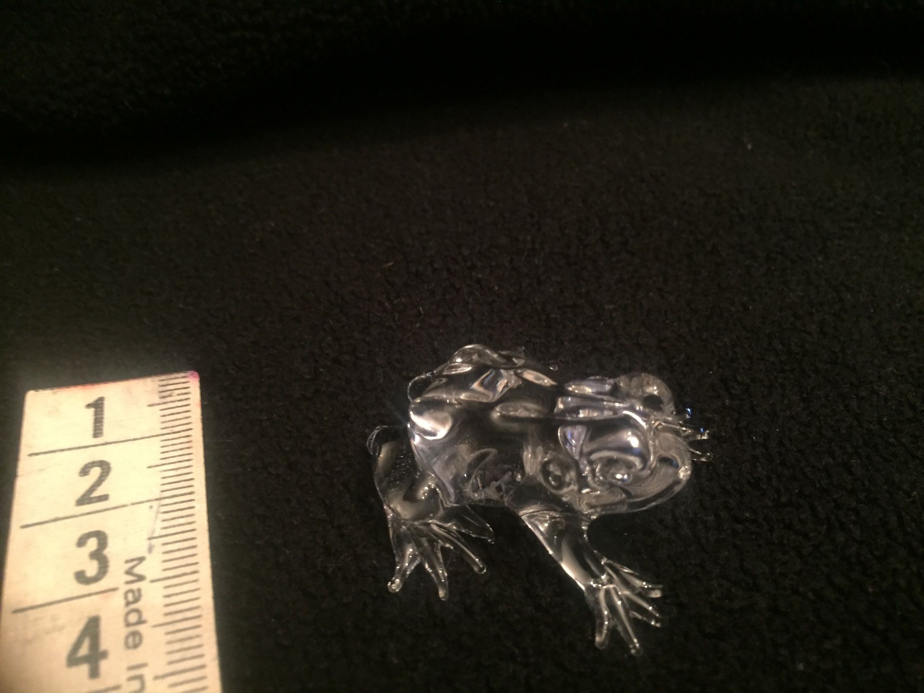 Figuren: Glasfrosch – Gebraucht aus Urnäsch von schneewittli. 1