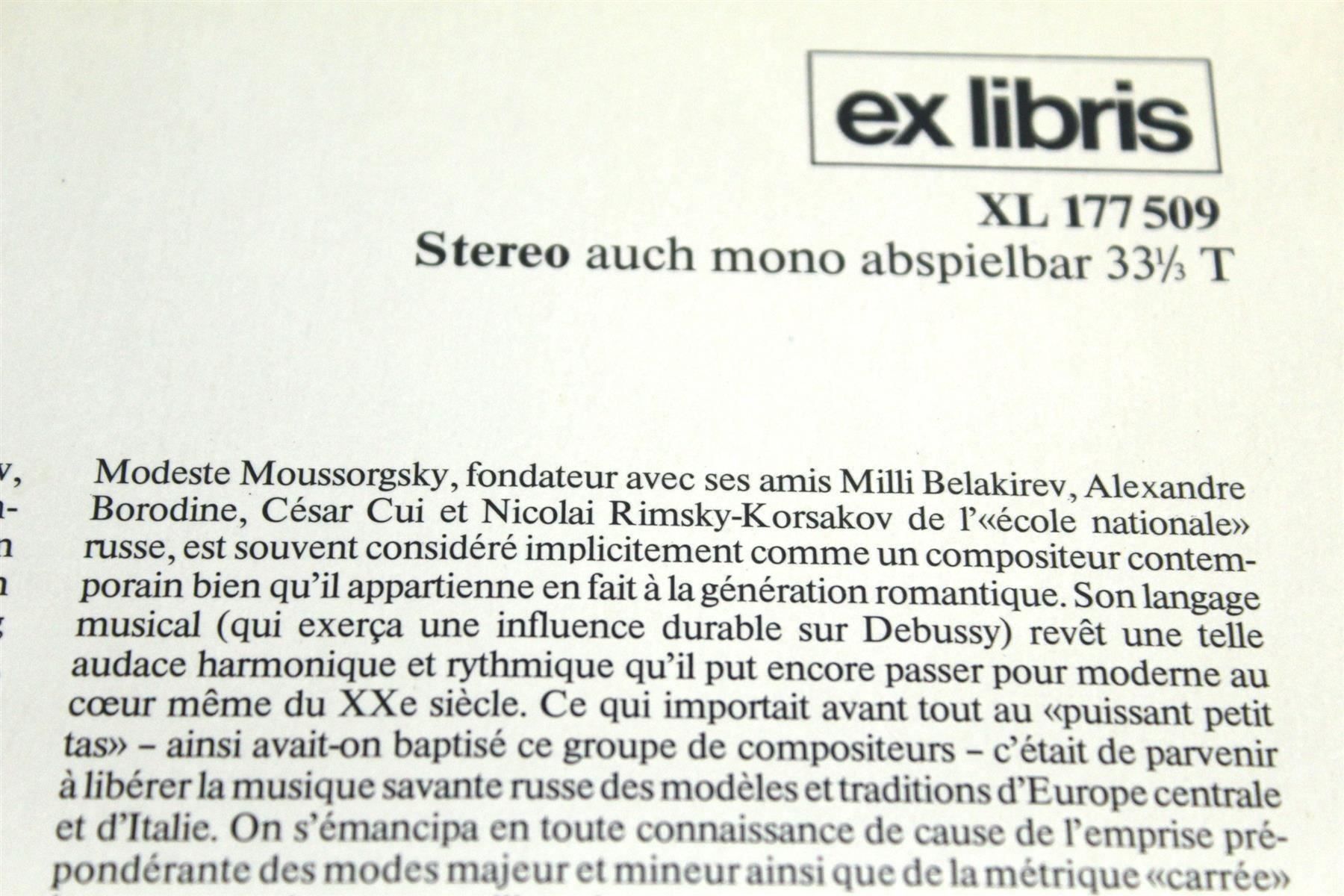 Foto & Immagini: MUSSORGSKY: Bilder einer Ausstellung – Usato da Bern venduto da kultiges 6