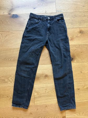 Mango Mom Jeans schwarz Grösse 38 guter Zustand gebraucht