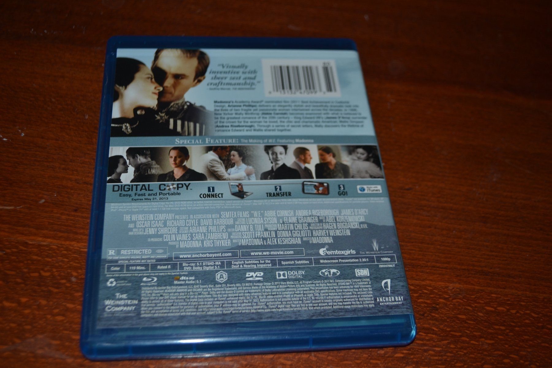 Tutti i DVDs: W./E. – Usato da Laupen ZH venduto da chefdom 1