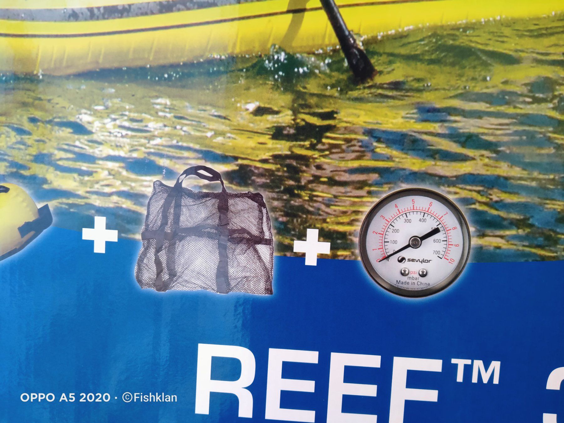 Sevylor Barche: Schlauchboot Sevylor REEF / OVP NEU – Nuovo e nell'imballaggio originale da Küssnacht am Rigi venduto da WorthPoint 2
