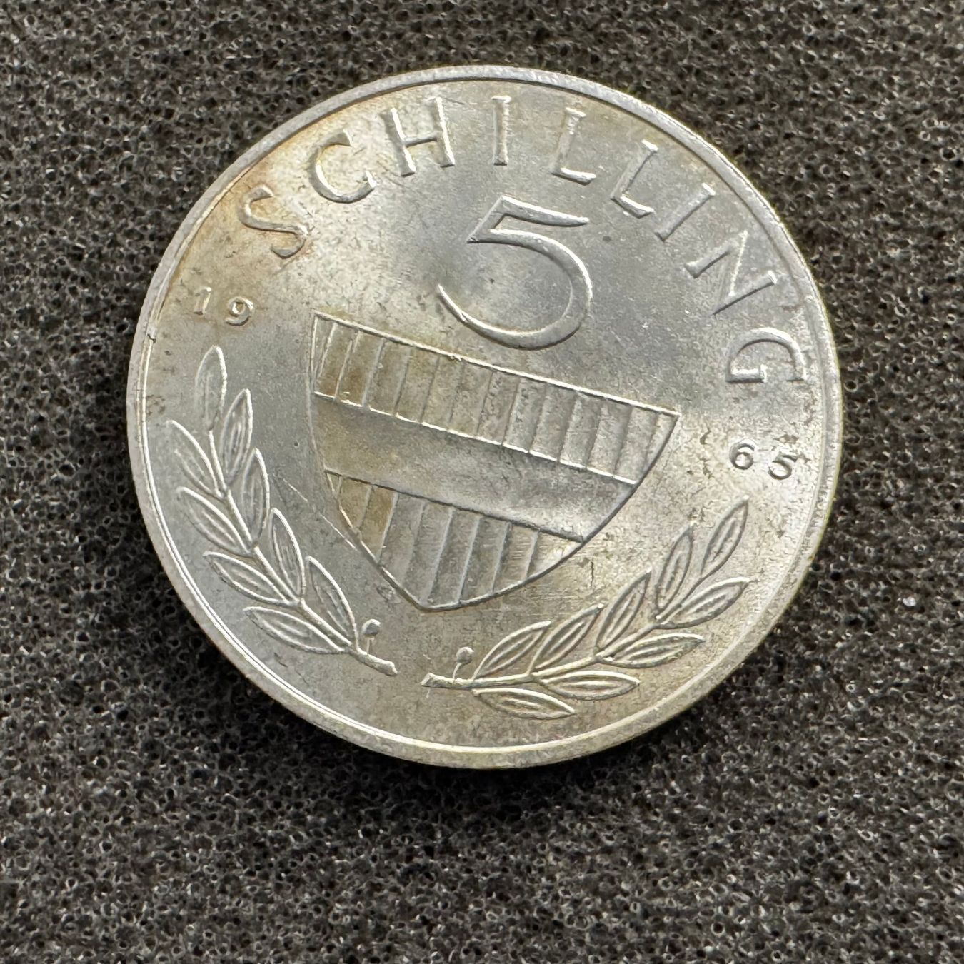 Toutes les monnaies: 5 Schilling Silber Österreich 1965 – D'occasion à Reitnau par tb-muenzen