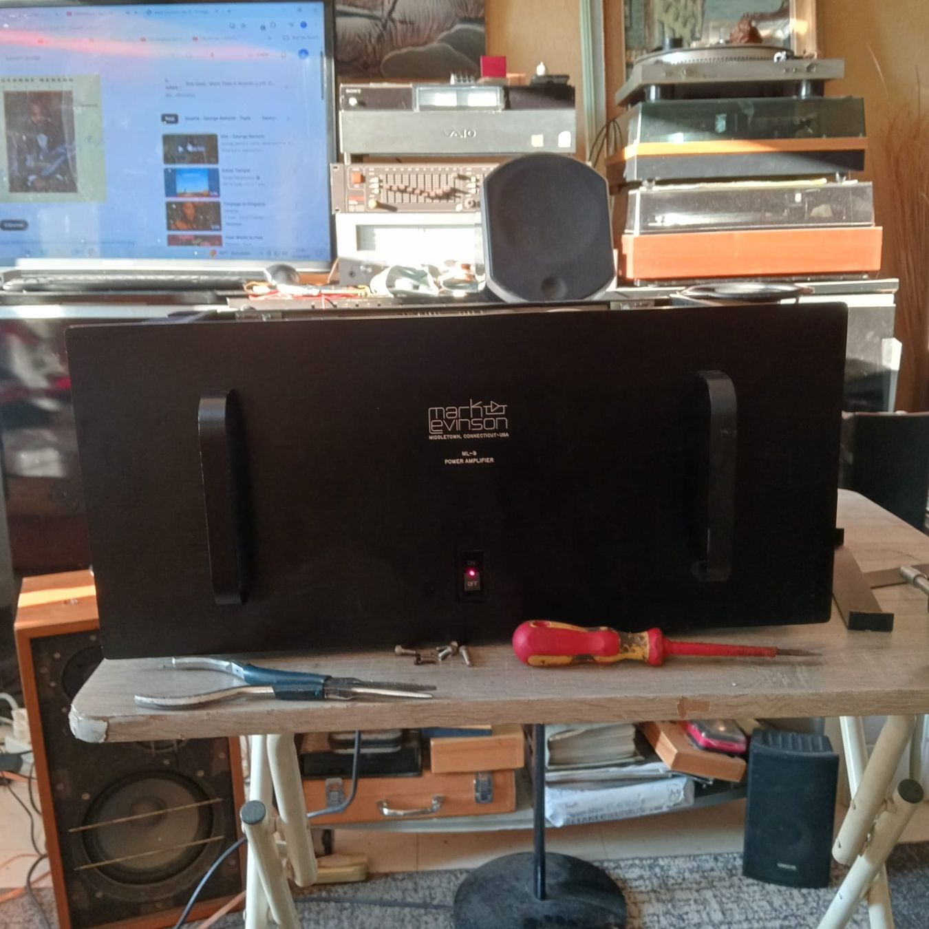 Mark Levinson Amplificatori: Mark Levinson ML9 Power Amplifier - Exceptional Conditions – Usato da St-Cergue venduto da per_6cx5 2
