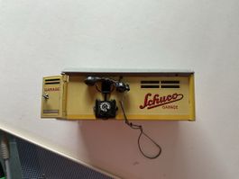 Schuco Garage Blechspielzeug mit Telefon Vintage Zustand