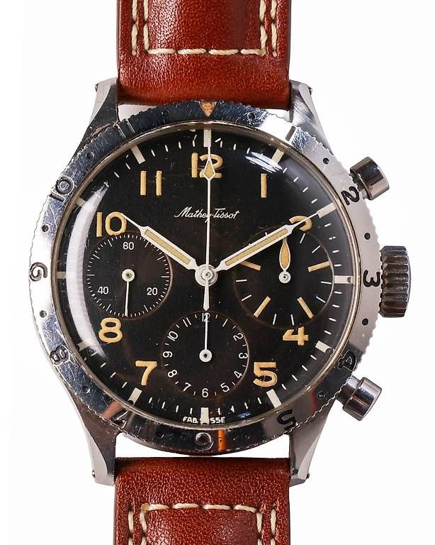 Orologi: Mathey-Tissot Type XX  1950s  Fully Original  Pilot – Usato da Froideville venduto da ChrisGuitars